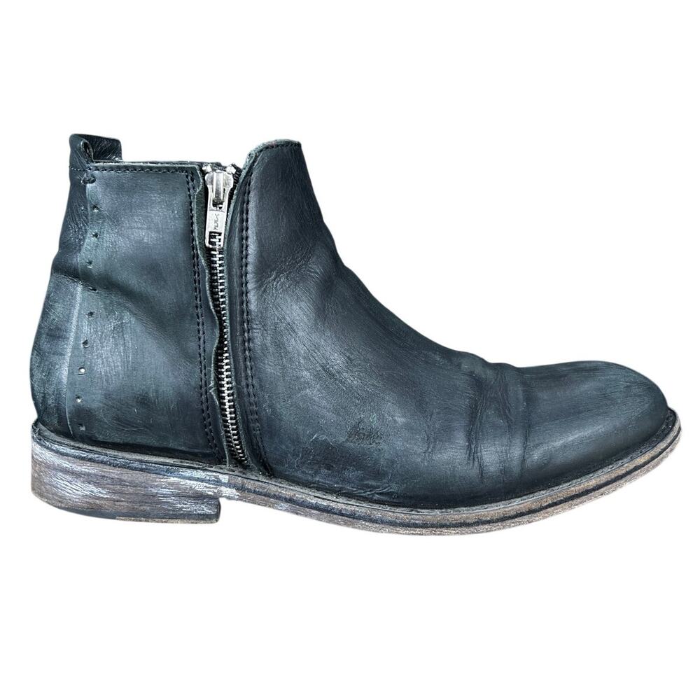 Freebird By Steven Men’s Milo Black Leather Chelsea Boot Size US 11